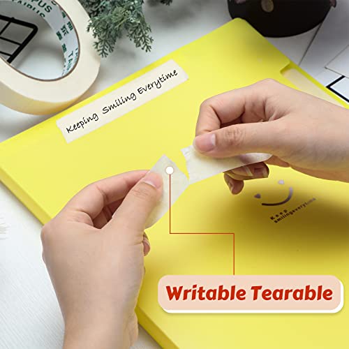 Image of Fainne 30 Rolls Masking Tape Bulk 1 Inch 55 Yards | General Purpose Tape for Classroom, Labeling, Crafts, Office, School Projects, Easy Tear & Clean Removal, Beige White