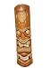 All Seas Imports 20" Handcarved Wood Natural Turtle Tropical Hawaiian Design Tiki Mask!