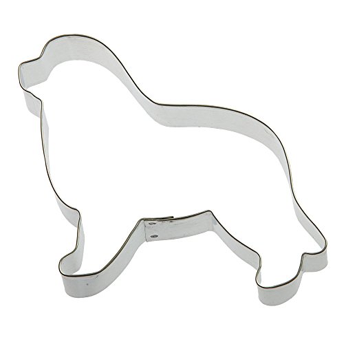Foose Newfoundland Dog Cookie Cutter 5.25 Inch Animals Handmade in USA Tin Plated Steel