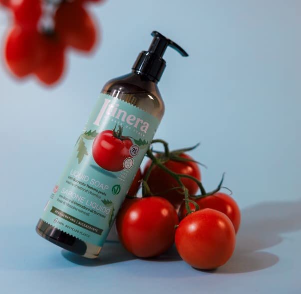 Image of ITINERA Regenerating Liquid Soap with Sorrento tomato peel (12.51 fl oz) - with Aloe vera and Glycerine - Vegan Friendly - 95% Natural Origin Ingredients
