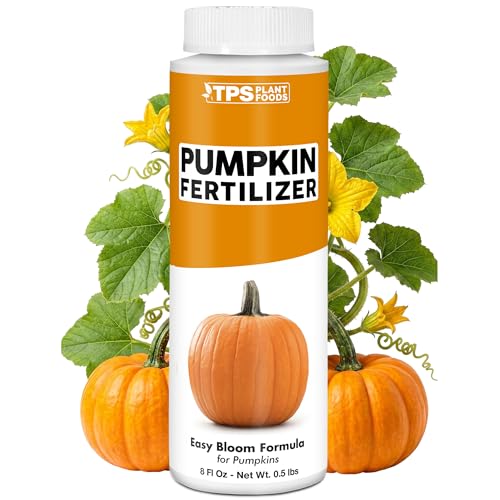 Pumpkin Fertilizer – Liquid Plant Food for Bigger Pumpkins, Vigorous Vines & Larger Harvests, 8 oz