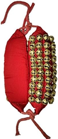 PAIJANIA® by Ghungroo India 4 Line Red Cloth Pad Ghungroo