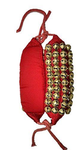 PAIJANIA® by Ghungroo India 4 Line Red Cloth Pad Ghungroo