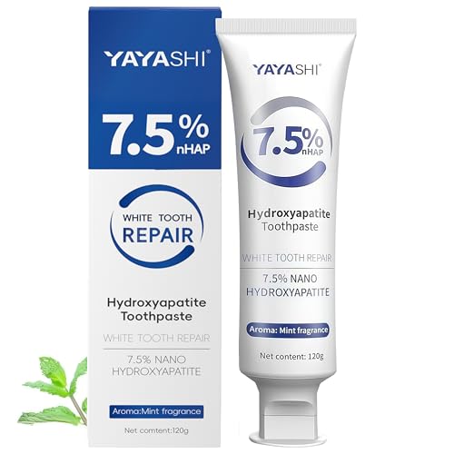 Nano Hydroxyapatite Toothpastes for Enamel Protection and Tooth Strengthening, Gentle Mint, Fresh Breath, Daily Use for Oral Health (Gentle Mint)