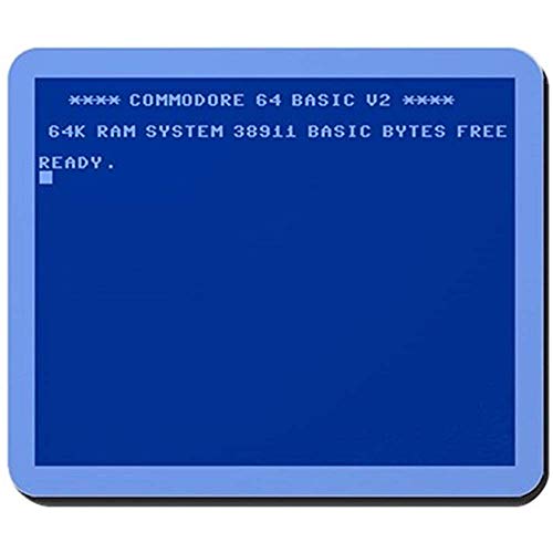 Preisvergleich Produktbild Mauspad,Commodore 64 Rutschfestes Gummi-Mousepad Waschbares Schreibtisch-Mousepad 22 * 18 Cm