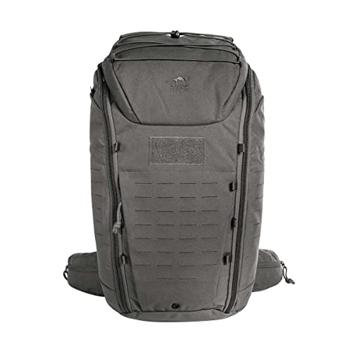 Tasmanian Tiger TT Modular Pack 30 plecak turystyczny o pojemności 30 litrów wraz z organizerem, zestaw dodatkowych kieszeni dla większego porządku, Irr Steingrau-Oliv, 30 Liter