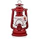 Feuerhand Sturmlaterne Baby Special 276 - Made in Germany seit 1893 - Petroleumlampe aus pulverbeschichtetem Stahl und bruchsicherem Glas - Rot