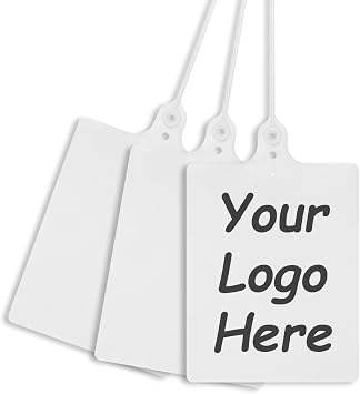 100pcs Custom Big Plastic Security Tags Disposable Large Shipping Seal Big Zip Tie Labels 250mm