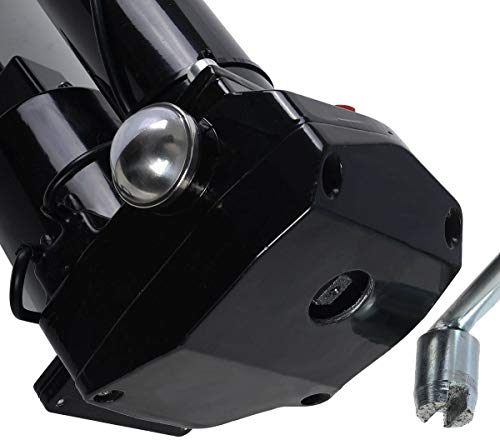 Manoch Lift Jack Electric Black Large Durable Water Seal Switch Powerful Trucks Trailer Lifting Height: 18 Inches Lift Capacity: 3500 Pounds Fits 2 & 2.25Inches Standard Trailer Tongue Mounting Holes #TOP3