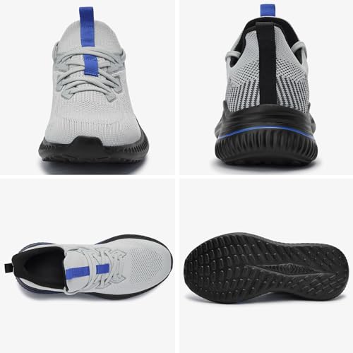 Image of Slow Man Mens Walking Sneakers Wide Width Slip on Tennis Shoes,Lightweight Breathable Running Shoes,Ideal for Athletic Workout Gym Jogging and Casual Wear