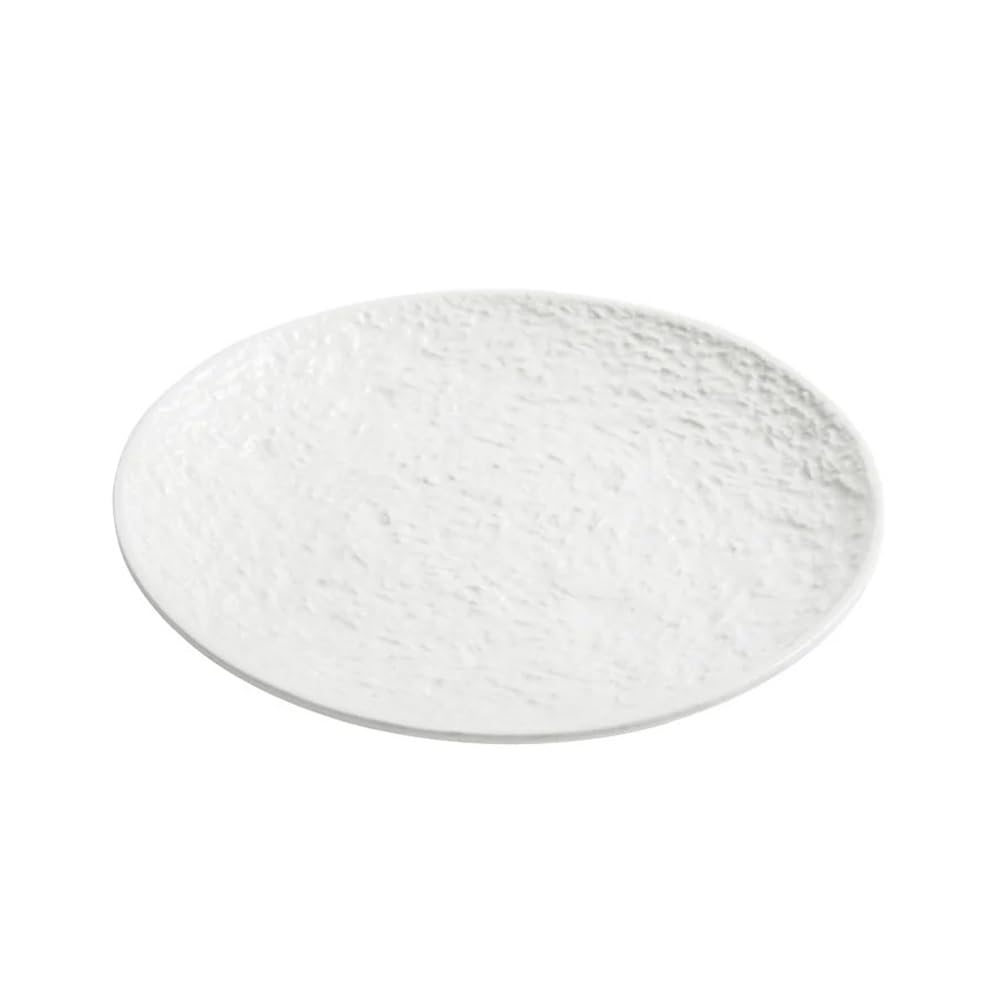 Talerze, Elevate Your Dining Experience with this French White Ceramic Dish - Perfect for Steak Lovers! Talerze Ceramiczne(8-inch)