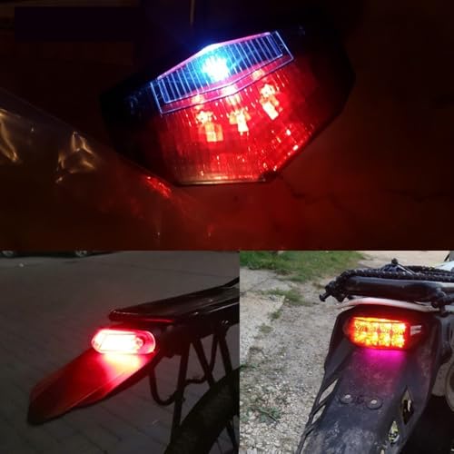 Feu stop arrière LED moto résistant aux vibrations pour XR250
