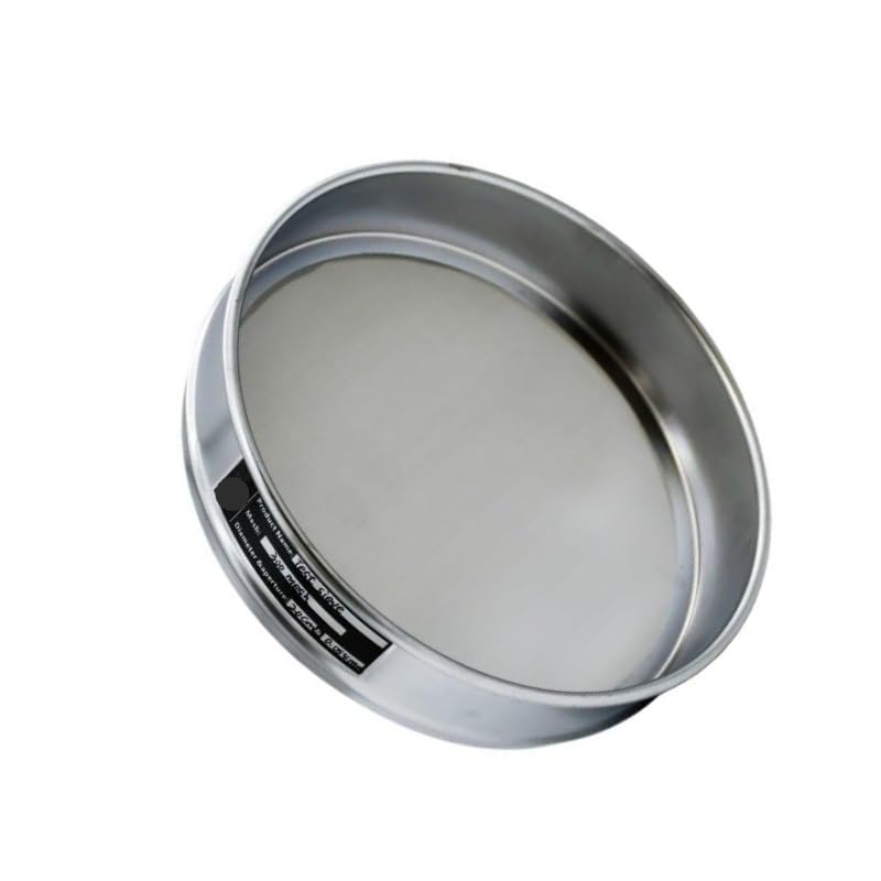 Sito laboratoryjne 20 cm 300 mesh 0,054 mm, filtr ze stali nierdzewnej 304, chromowana ramka, 1 szt.