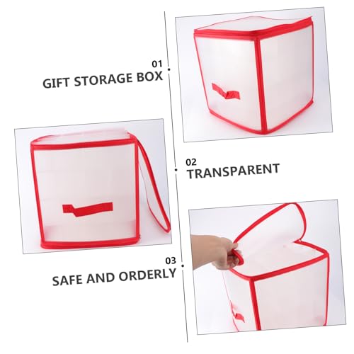 Organisateur de décoration transparent pliable avec compartiments LABRIMP - 4