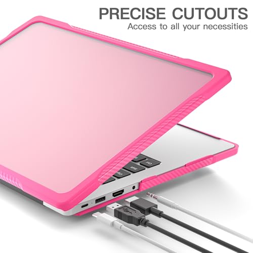 Coque MagicBook X14 rose idéale pour protéger son PC au café - 6