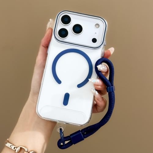 Étui de charge magnétique iPhone 12 Pro Max transparent noir
