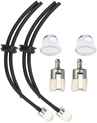 Hipa Fuel Line Primer Bulb Kit for RedMax EB4300 EB4401 EBZ4800 EBZ4800RH EB6200 EBZ5000 EBZ5000Q EBZ5000RH Leaf Blower Trimmer Model Fuel Line Kit Parts Pack of 2