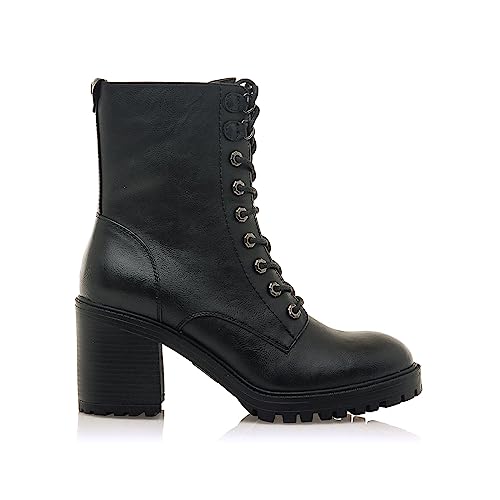Mustang Botines Maya Negro -Altura tacón 7cm-