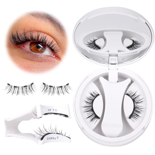 Magnetic Eyelashes with Applicator Reusable Magnetic Lashes without Eyeliner Natural ...