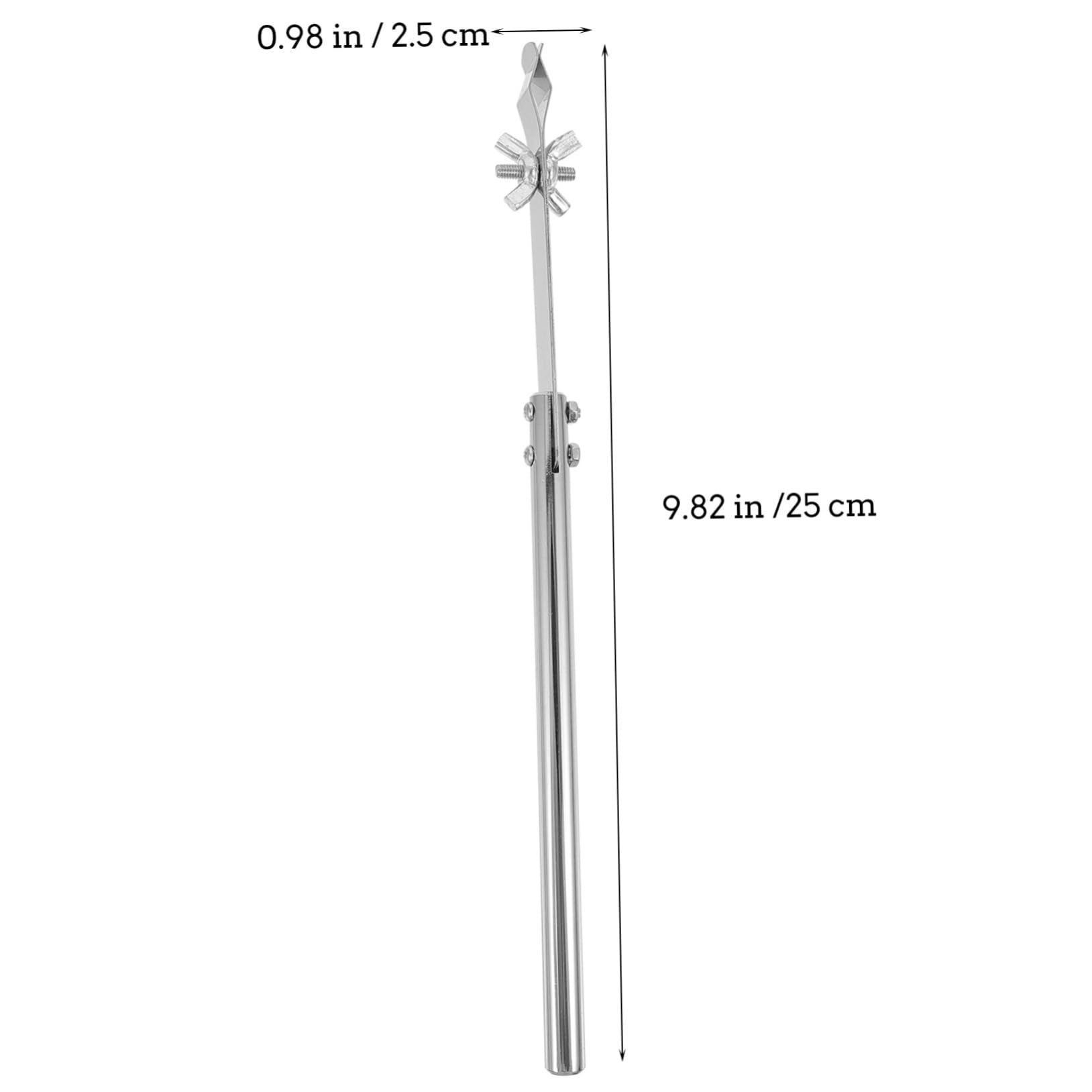 HEALEEP Stainless Steel Thermometer Clamps Lab Clamp for Thermometer Holder Clip