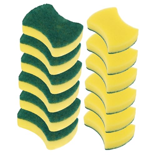 Ipetboom 24pcs Thickened Kitchen Dish Cleaning Sponges Reusable Absorbent Scrub Pads for Dishes Pots and Efficient Cleaning Tool for Home Use