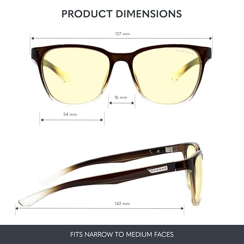 Image of GUNNAR - Gaming and Computer Glasses - Blue Light Blocking, UV Protection - Berkeley