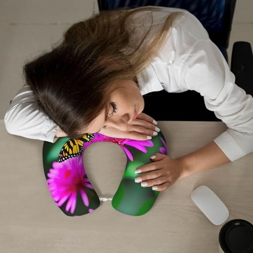 Almohada de Viaje Viscoelástica Negra Tamaño Estándar miniatura 7