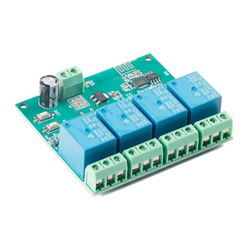 Placa de relé I de 4 canales para control inalámbrico de iluminación y riego con móvil 3
