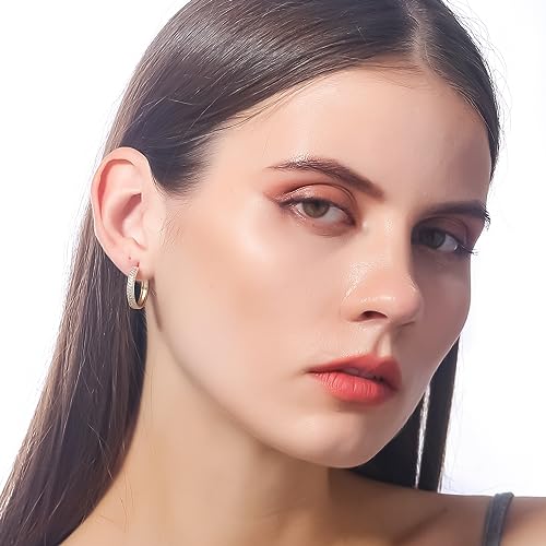 ToHeart Gold Huggies Earrings for Women Small Gold Hoop Earrings4