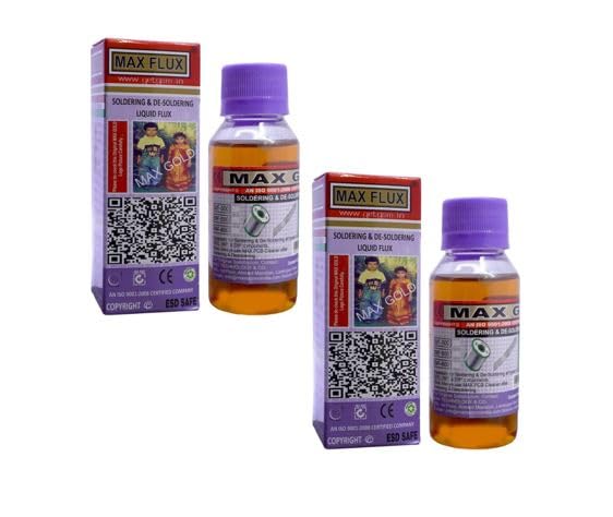 SP Electron 60ml Max Flux Soldering and De-soldering Liquid for Soldering, Solder Paste Liquid (Pack of 2) (B0DD5854B7) Amazon Price History, Amazon Price Tracker