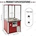 CUTANGELAR Industrial Candy Dispenser, Load Capacity 7kg, Toy Vending Machine - Game Store Coin Operated, Retail Store Free Electricity Candy Machine(Red)
