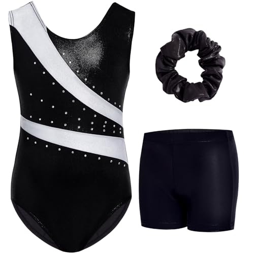 MATERIALE ELASTICO DI ALTA QUALITÀ -- Realizzato con tessuti di alta qualità e delicati sulla pelle, questo set da ginnastica non è solo elegante ma anche confortevole. Il tessuto si allunga per adattarsi a tutti i movimenti, assicurando che il tuo bambino possa ruotare, girare e rotolare comodamente a piacimento.