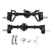 Durable RC Car Axle Set, Plastic RC Car Front Rear Portal Axle + Aluminum Drive Shaft Set for WPL C14 C24 1/16 RC Car