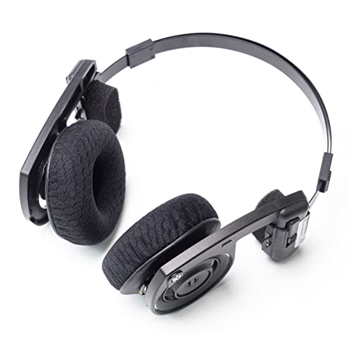 Almohadillas de espuma premium compatibles con Koss Porta Pro PP KSC35 KSC75 KSC55 (Negro completo) miniatura 3
