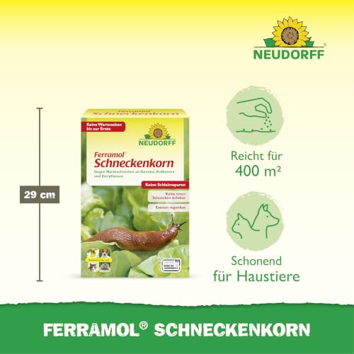 Neudorff Ferramol Schneckenkorn – Zuverlässiger und schneller Schneckenschutz - Extrem Regenfest. Keine toten Schnecken sichtbar… – Ansicht 3