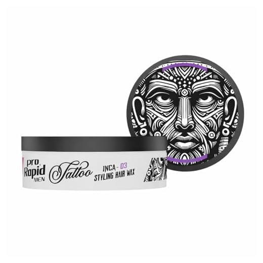 Pro Rapid Tattoo Inca- 03 Hair Styling Wax 150 ml - Professionelles Haarstyling Wachs mit glänzendem Finish