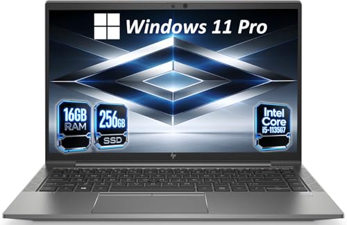 HP Mobile Workstation ZBook Firefly 14 G8 Laptop, 14" FHD Ordenador Portátil, Quad-Core i5-1135G7, 16GB RAM, 256GB SSD, Teclado Retroiluminado, Windows 11 Pro(Reacondicionado)