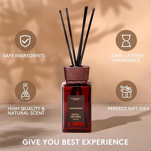 Zitrusreed Diffuser Set 5.2oz Duft Diffuser mit 10 Stäbchen – Bild 5