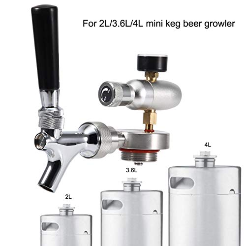 Beer Spear Kit distributeur de robinet en acier inoxydable pour 2 L/3,6 L/4 L, argenté - Image 4