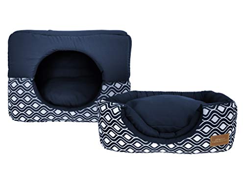 Cama Fábrica Pet para Cães, Médio, Marinho
