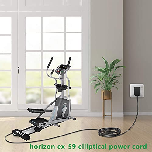 for Horizon Elliptical Power Cord for Horizon EX-59 Elliptical EX59 EX 59 EX-69 Fitness 12V AC Adapter