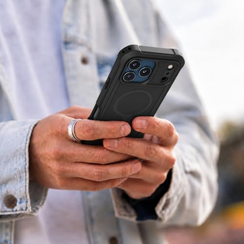 ENCASED for iPhone 18 Pro Phone Case with Built-in Screen Protector Black by ENCASED - Used condition - Image 3