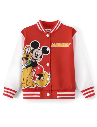 Image of Disney Marvel Bomber Jacket Spider Man Toy Story Cars Varsity Cardigan2-13Y | Officially Licensed Snap Button Coat,Fall Star Wars Graphic Cloth Top,Hulk Venom Stitch Mickey Lightning Mcqueen Kids Apparel