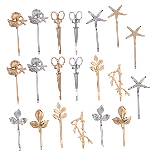 FRCOLOR 20stücke Metall Haarspangen Für Damen Dekorative Haarnadeln Aus Metall Haarspange Für Hochzeit Party Alltag Kopfschmuck Haardekoration
