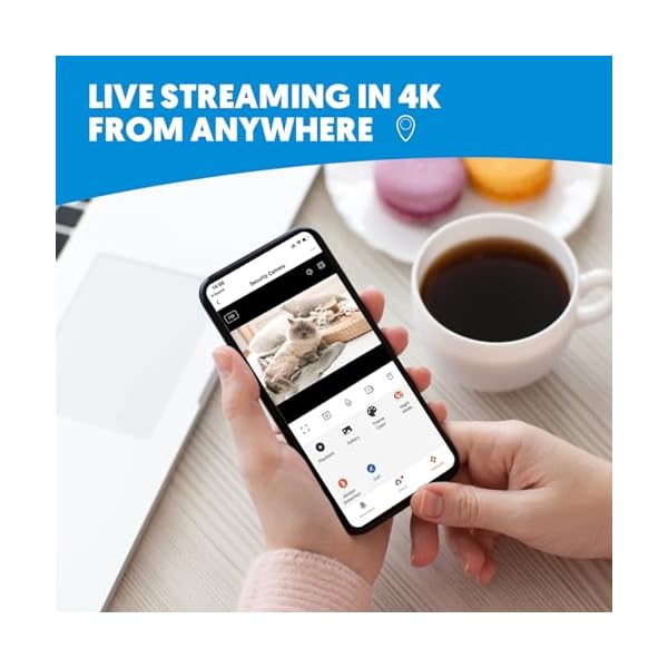 kelucimy Hidden Camera Alarm Clock with Strong Night Vision,4K WiFi Spy Camera Wireless Hidden Cam Motion Detection Mini Nanny Secret Cam with Phone App for Home Security(2.4/5Ghz)… - Image 5