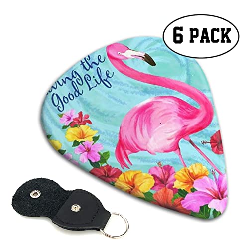 Flamingo Flowers Lot de 6 médiators pour guitare acoustique, guitare électrique, basse, ukulélé – fins, moyens et épais. - Les Beatles, Paul McCartney, John Lennon, RIngo Starr, George Harrison Flamingo Flowers Lot de 6 médiators pour guitare acoustique, guitare électrique, basse, ukulélé – fins, moyens et épais. – Image 3