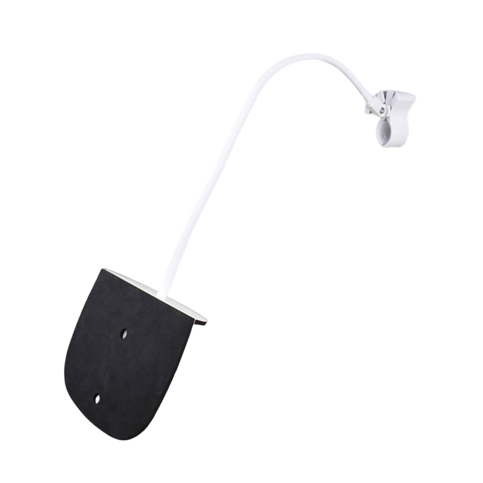 Elnwnnkc Bedside Hose Holder Stand with Gooseneck Arm, Insert Base and Clip Head for Headboard Tabletop Placement Bedside Hose Holder Gooseneck Tube Insert Base Clip Headboard Tabletop Line