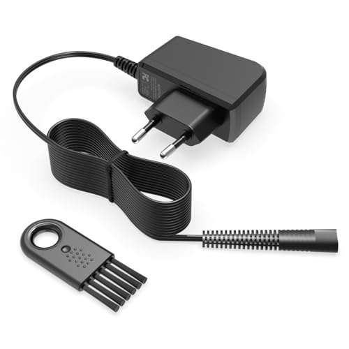 Superer 12V Ladegerät Passend für Braun-Rasierer-Ladekabel (Series 9 5 3 7 6 8 1 Pro S3 S5 S9 Silk epil 9 7 5 Typ 5544 5542) Sicher & Langlebig