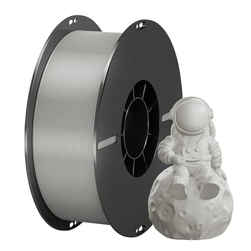 pla filament 175mm grey 1kg spool 22lbs 3d printer filament dimensional accuracy - 002mm suitable for most fdm 3d printers