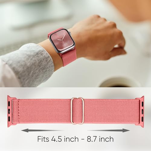 Image of 8 Pack Stretchy Solo Loop Band Compatible with Apple Watch Bands Women Men